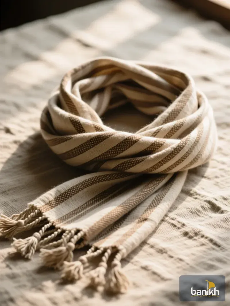 হ্যান্ডলুম কটন স্কার্ফ